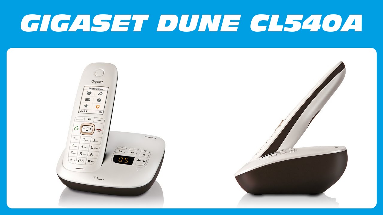 GIGASET DUNE CL540A (ECO-DECT Telefon) Unboxing & Kurzreview