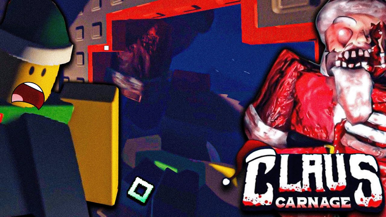 SANTA CHILLL I WAS DOING MY JOB!! | Claus Carnage (Roblox) |
