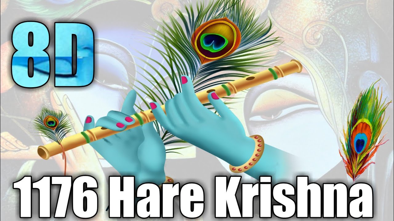 1176 HARE KRISHNA | Radha  Krishna flute music | copyright free