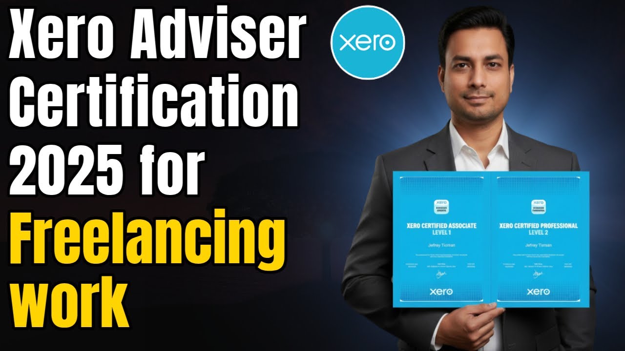 🚀 Сертификация Xero Adviser 2025 для фриланса 📊|💹💰 #фриланс #quickbooks #upwork