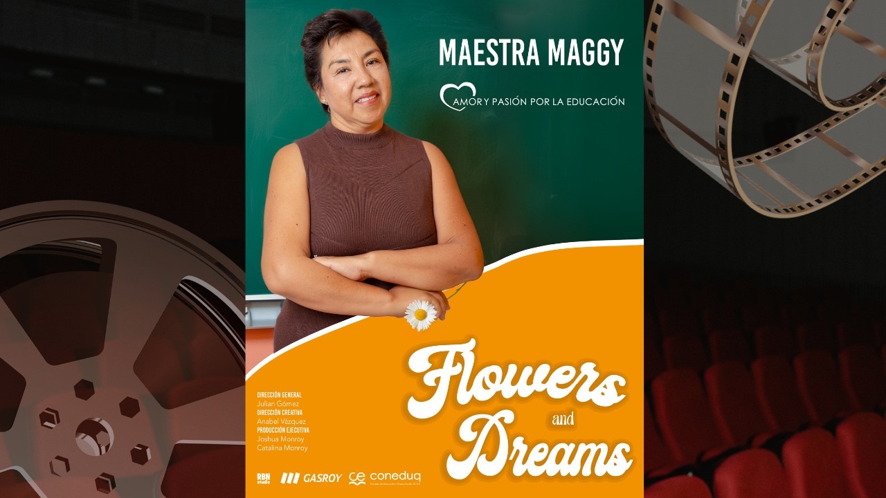 Trailer Flowers and Dreams, Maestra Maggy.