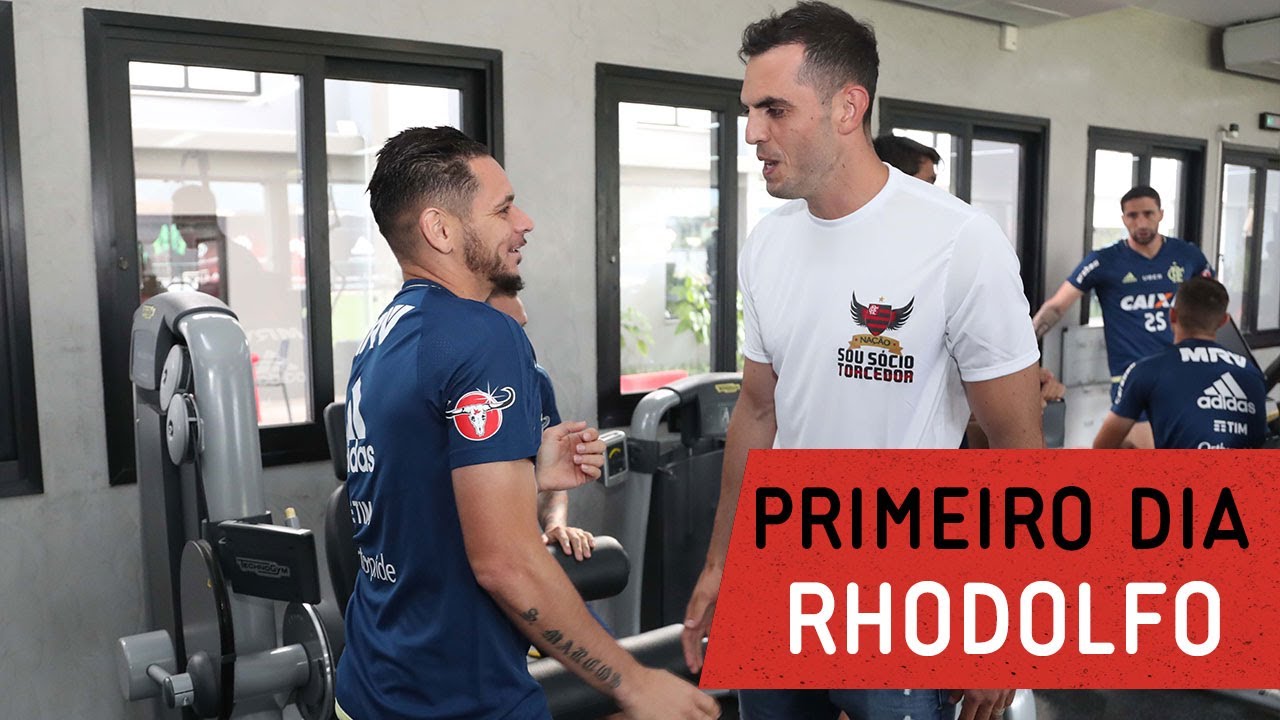 Primeiro dia de Rhodolfo no CT