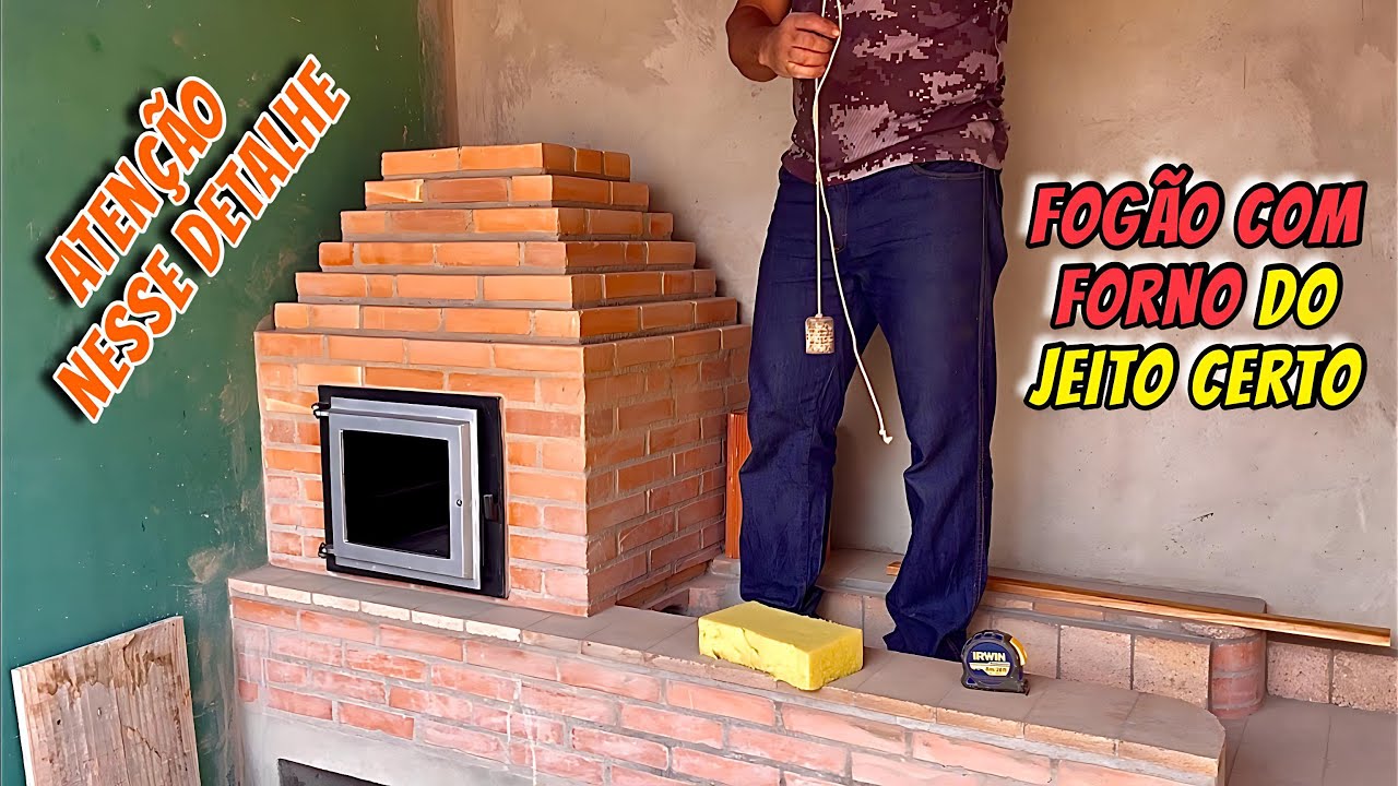 Fogão a Lenha com Forno do Jeito Certo | parte5 - Atenção aos Detalhes de Montagem - Wood Stove