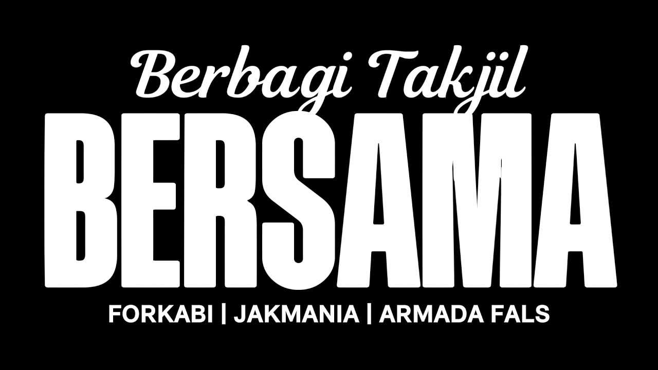 BERBAGI TAKJIL BERSAMA