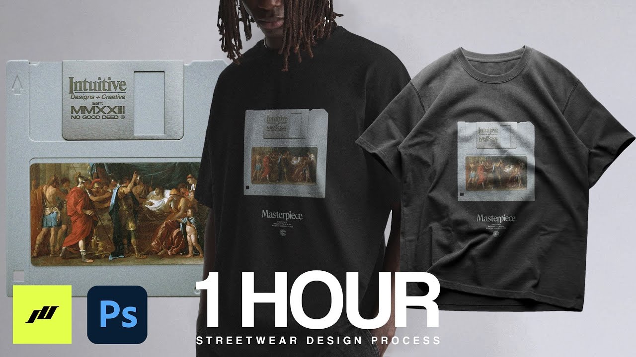 Streetwear T-Shirt Design From Start to Finish | FULL PHOTOSHOP PROCESS 2023