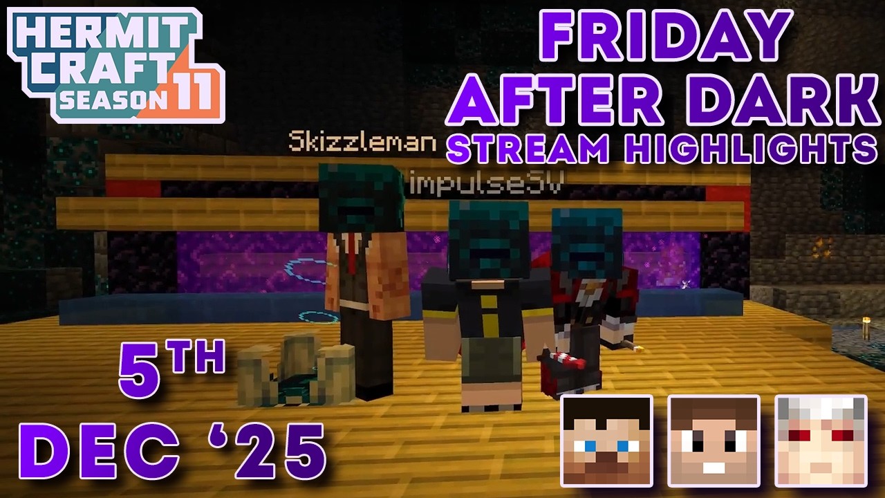 @MCSkizzleman , @impulseSV & @TangoTekLP | Warden Farm | Stream Highlight | Hermitcraft Season 11