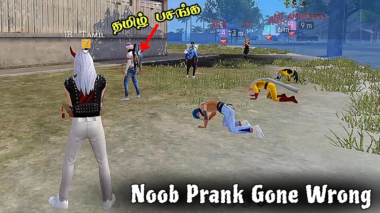 iR Tamil Noob Prank 💥 Amos Vicky | Free Fire