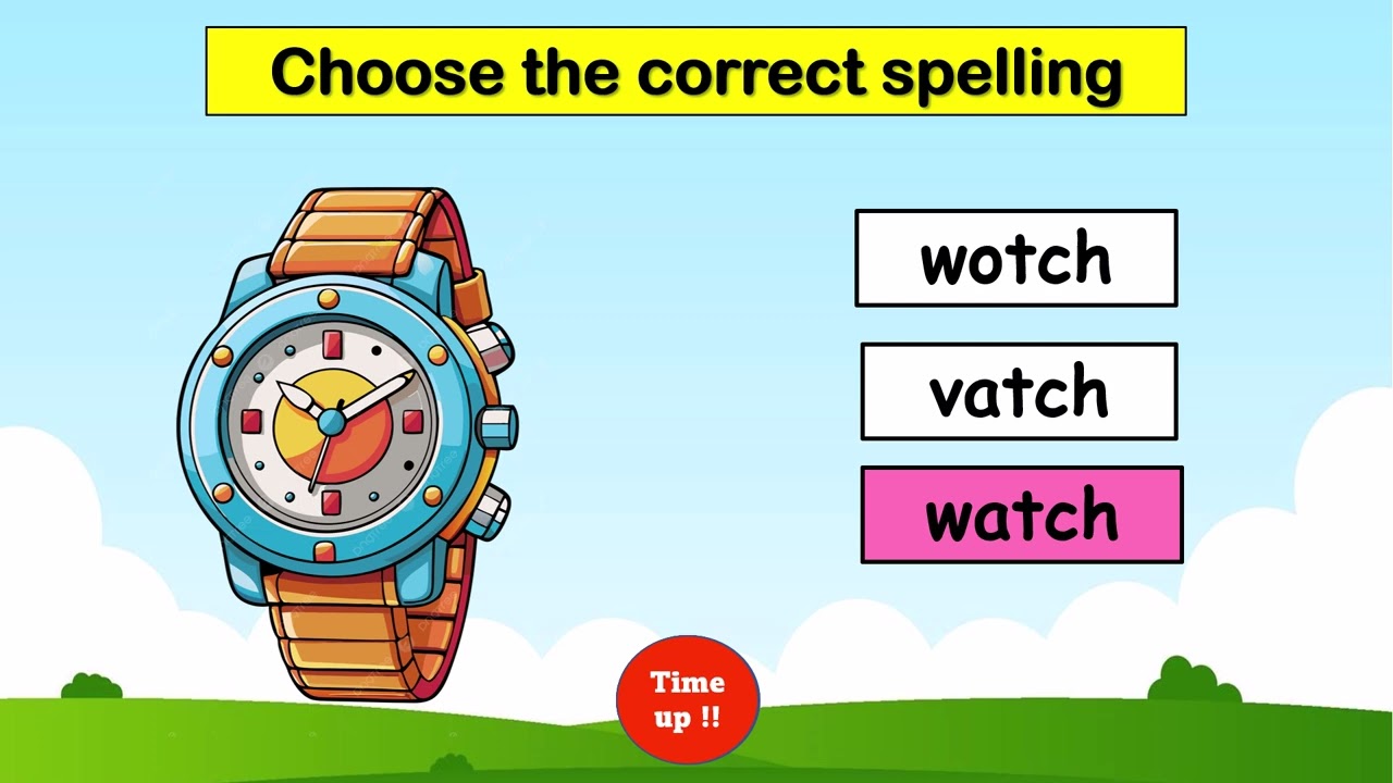 Spelling quiz |  Correct spelling | GK quiz | English spelling quiz | Trivia quiz | Part 2