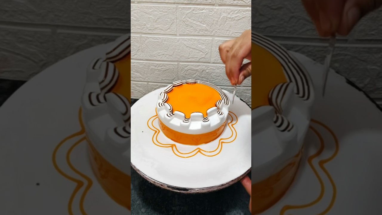 How To Make Best Orange Jelly Cake Decorating ideas 💡