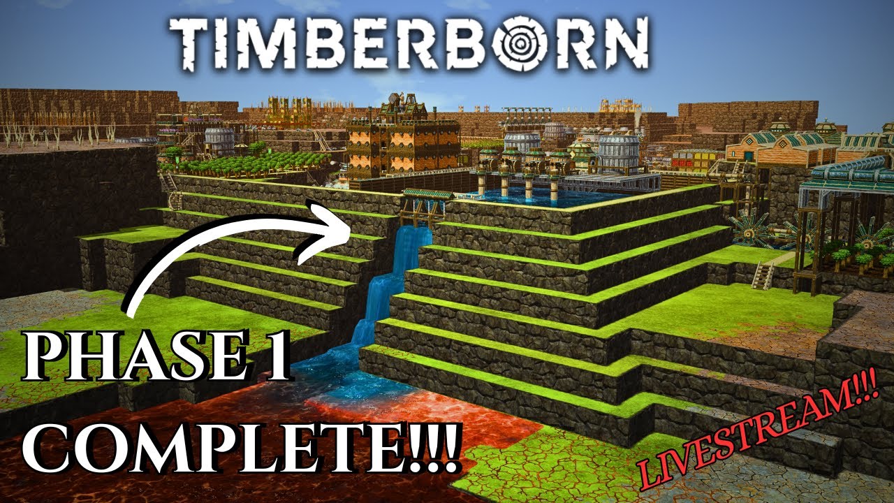 Completing the MEGA RESERVOIR in TIMBERBORN!!!