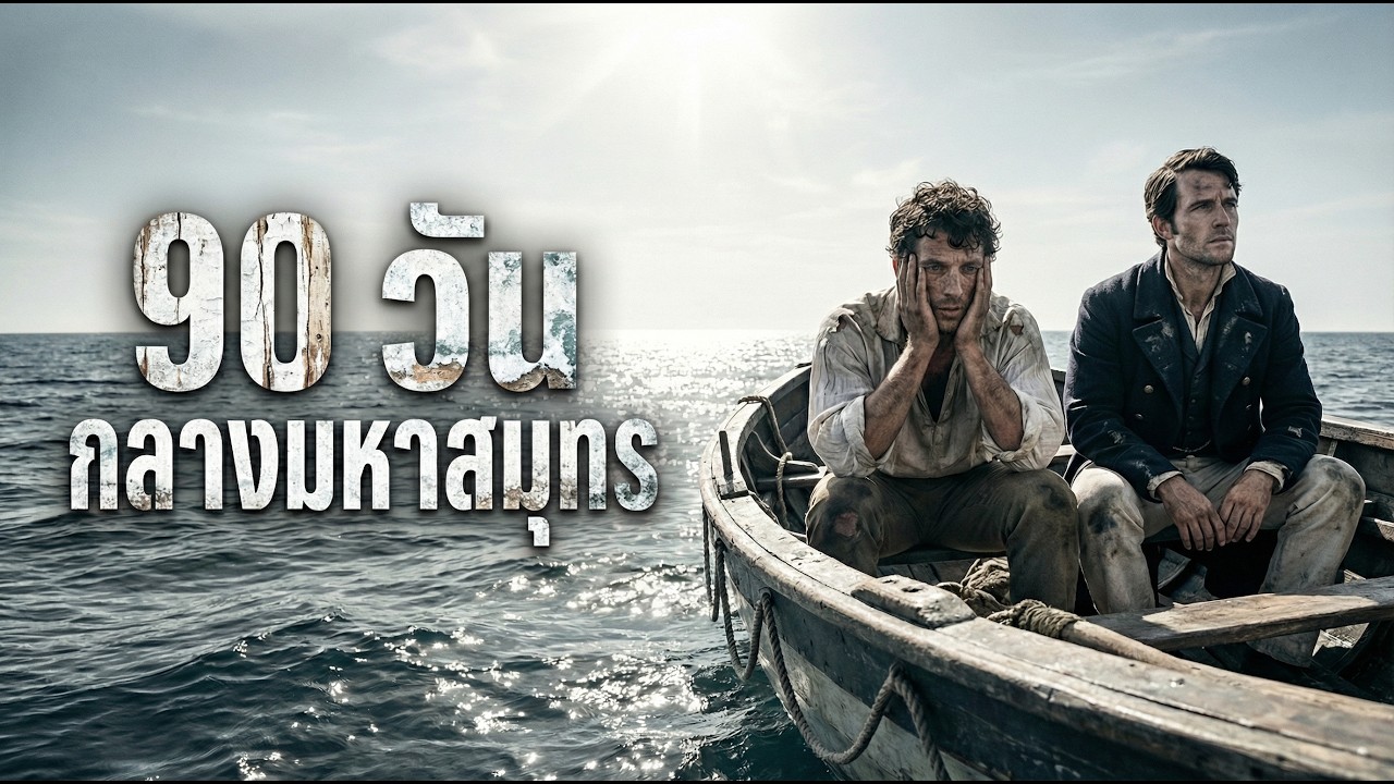 90 วันนรก เรือแตกกลางสมุทร! เรื่องจริงของเรือล่าวาฬในตำนาน ปี 1820 