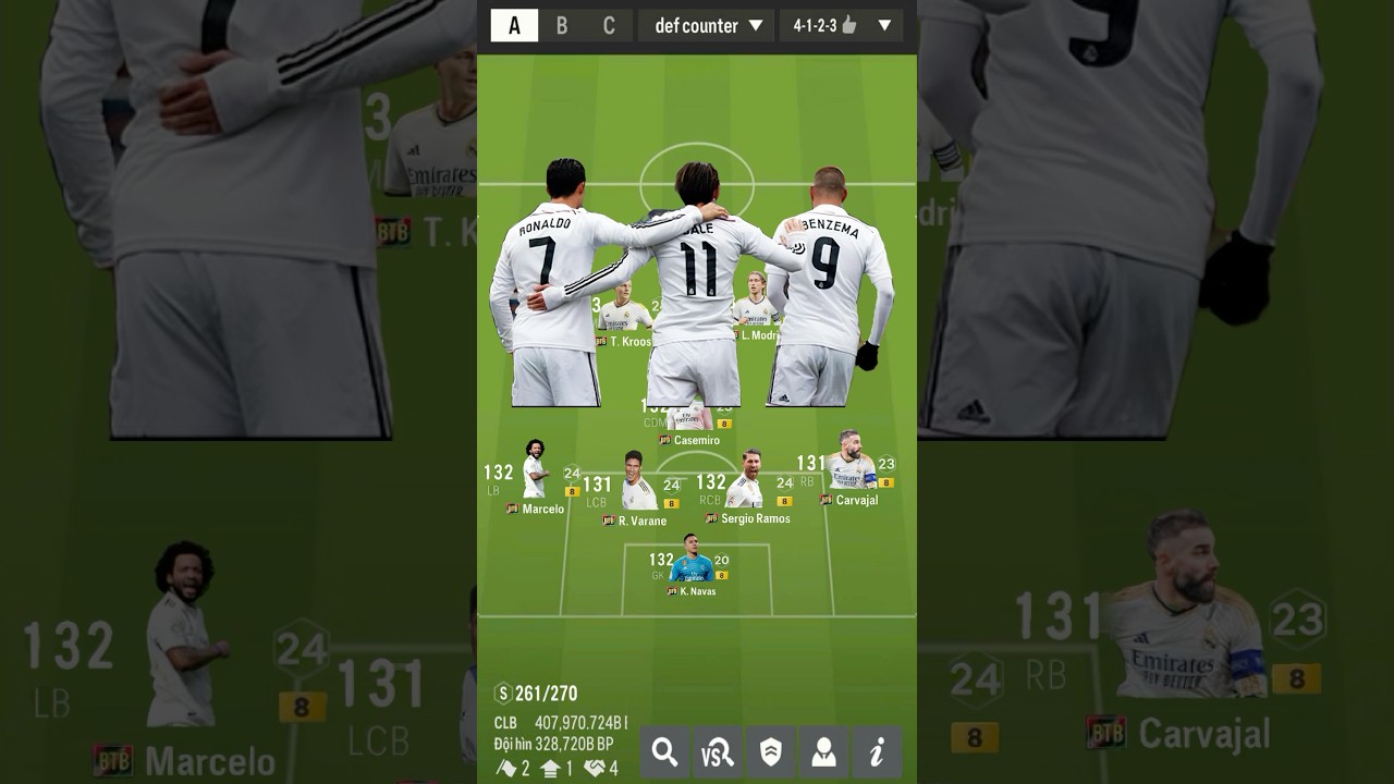 Vừa Real vừa full m&ugrave;a BTB #fo4 #fconline #camauphuong9 #football #fifamobile