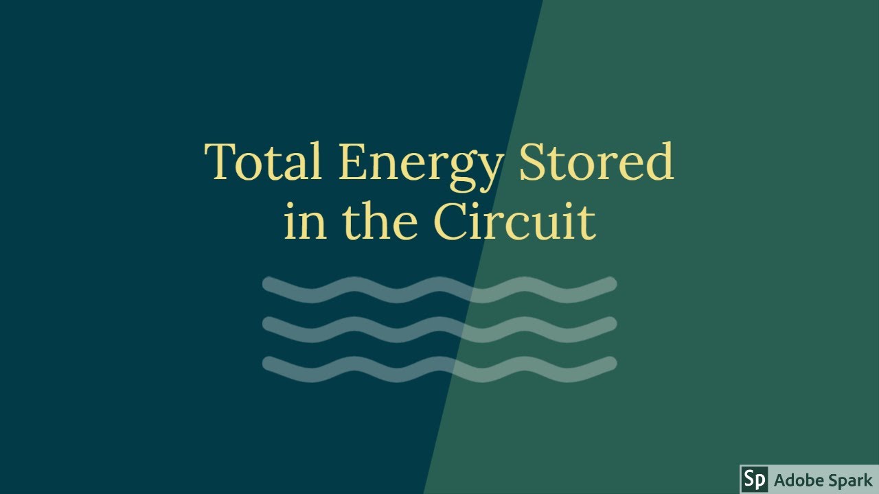 Total energy stored in the circuit under steady state condition