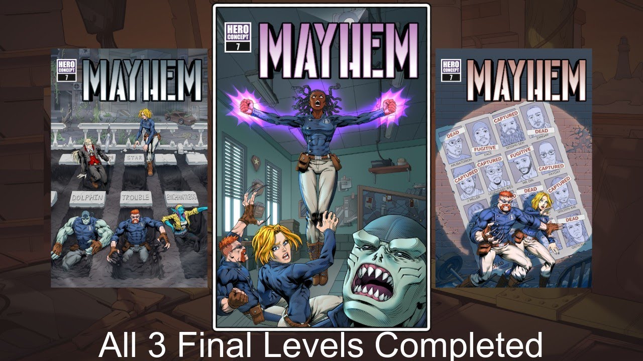 Mayhem Brawler - Part 3 - All 3 Different Endings Completed