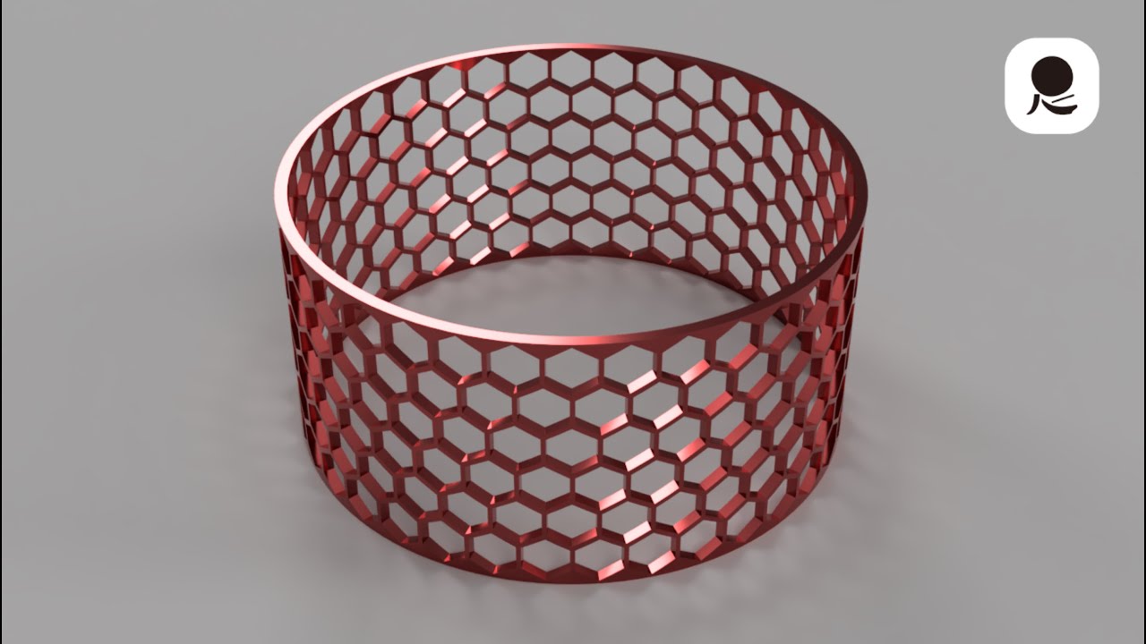 【立体設計通信 03】Autodesk Fusion ハニカム構造の作り方 How to Create a Honeycomb Structure