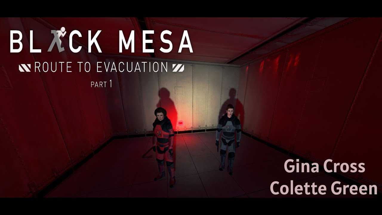 Gina Cross and Colette Green in Black Mesa | Route to Evacuation