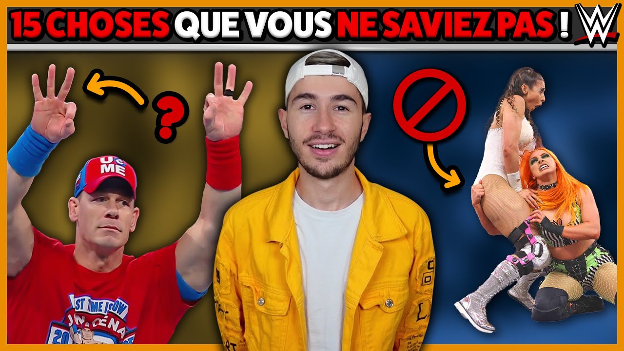 15 choses que vous NE SAVIEZ PAS sur la WWE !