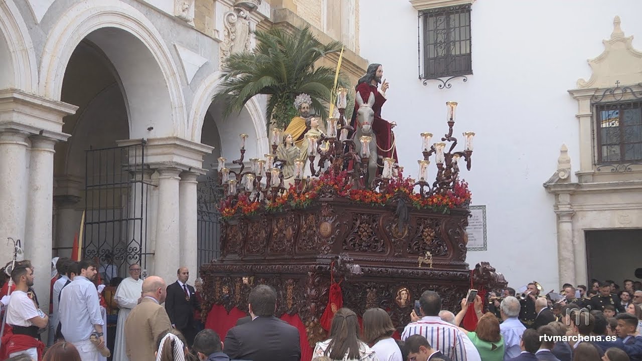 Semana Santa 2019: Borriquita desde la salida hasta el Arco de la Rosa