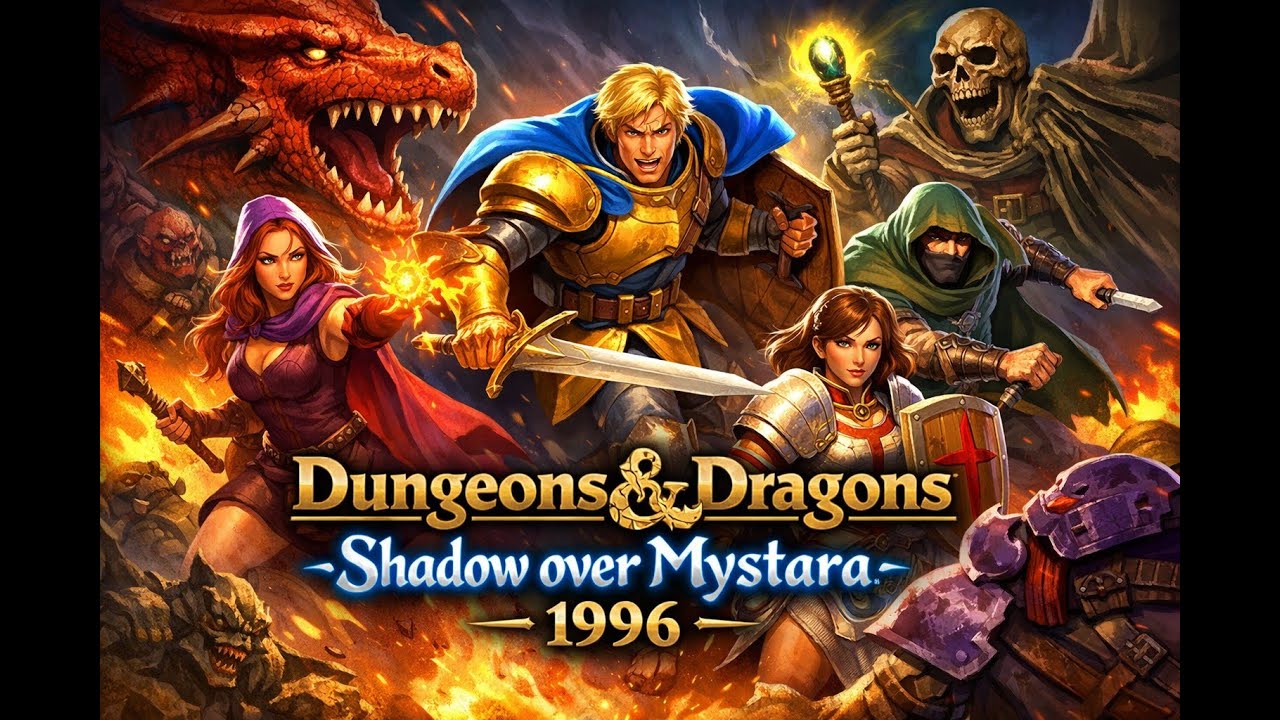Dungeons & Dragons Shadow over Mystara (1996) | Legendary Arcade Adventure      #Arcade #BeatEmUp