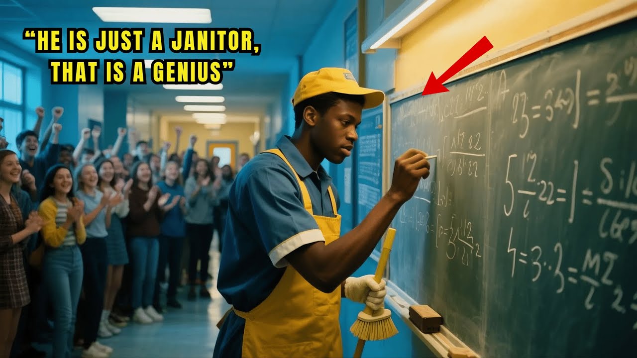 Black Janitor With 900 IQ Solved a Problem That SHOCKED All the Teachers!