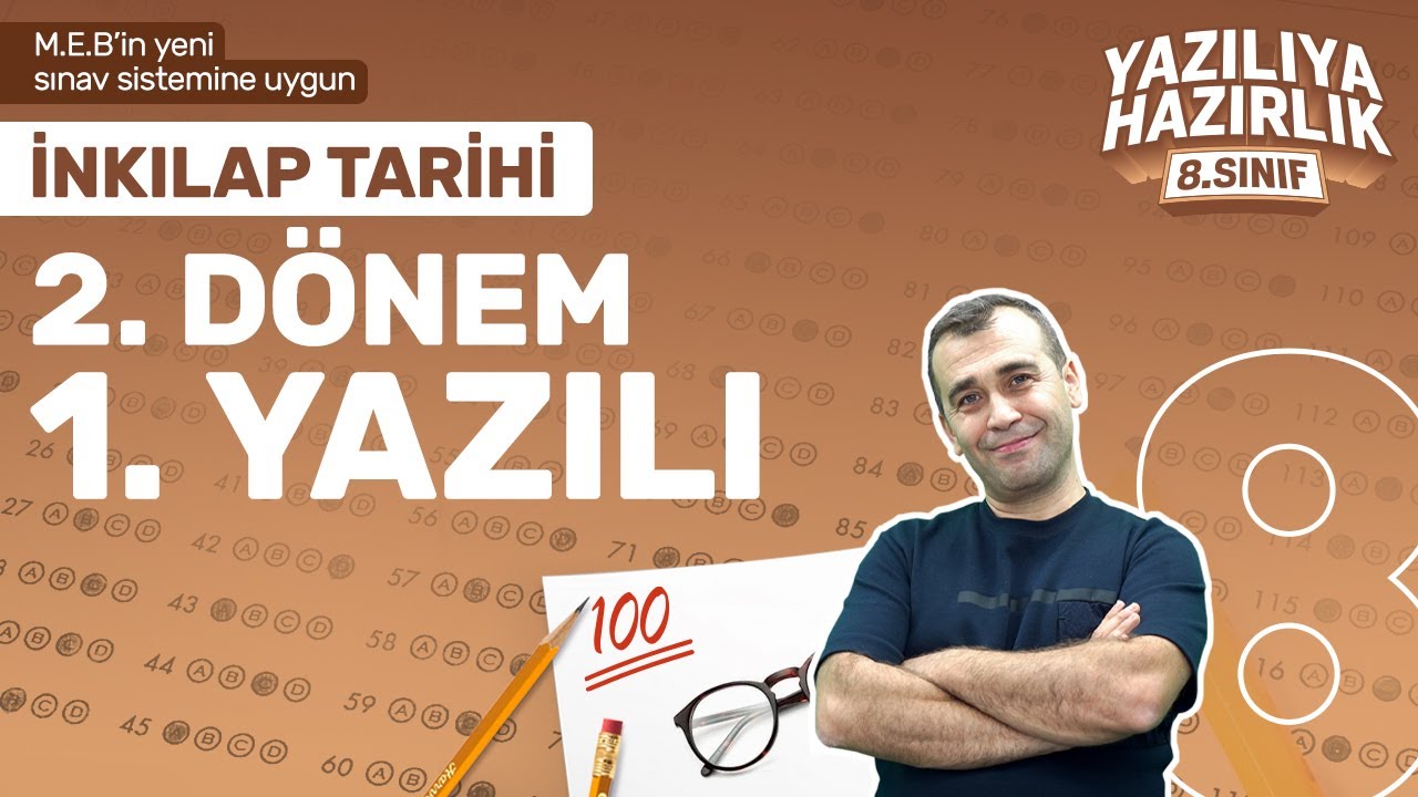 KİM 100 İSTER? 8. Sınıf İnkılap 2. Dönem 1. Yazılıya Hazırlık - 2023 - 2024 -Taktikler, Full Tekrar