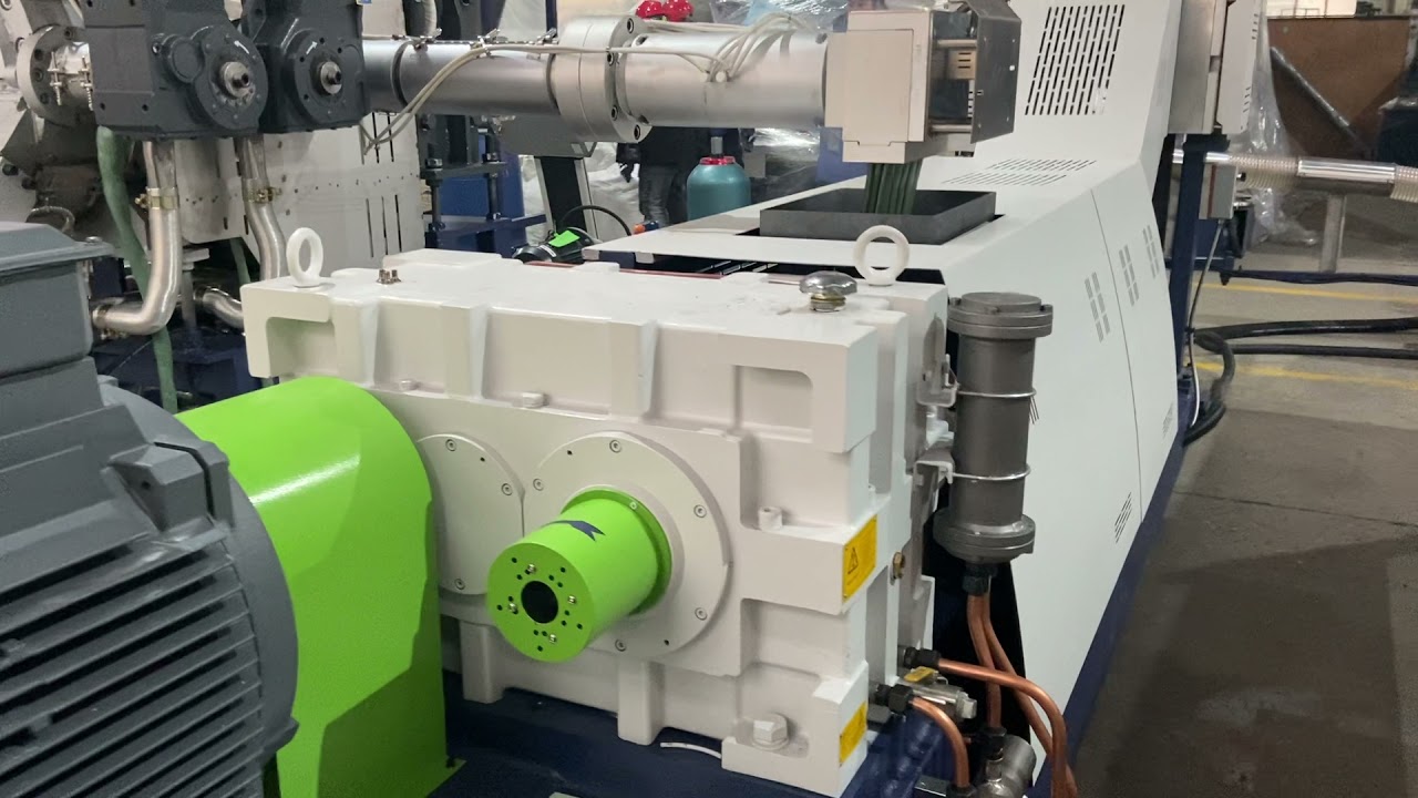 ML Two Stage Plastic Granulating Pelletizing Machine With Auto. Laser Filter for Washed Dried Film