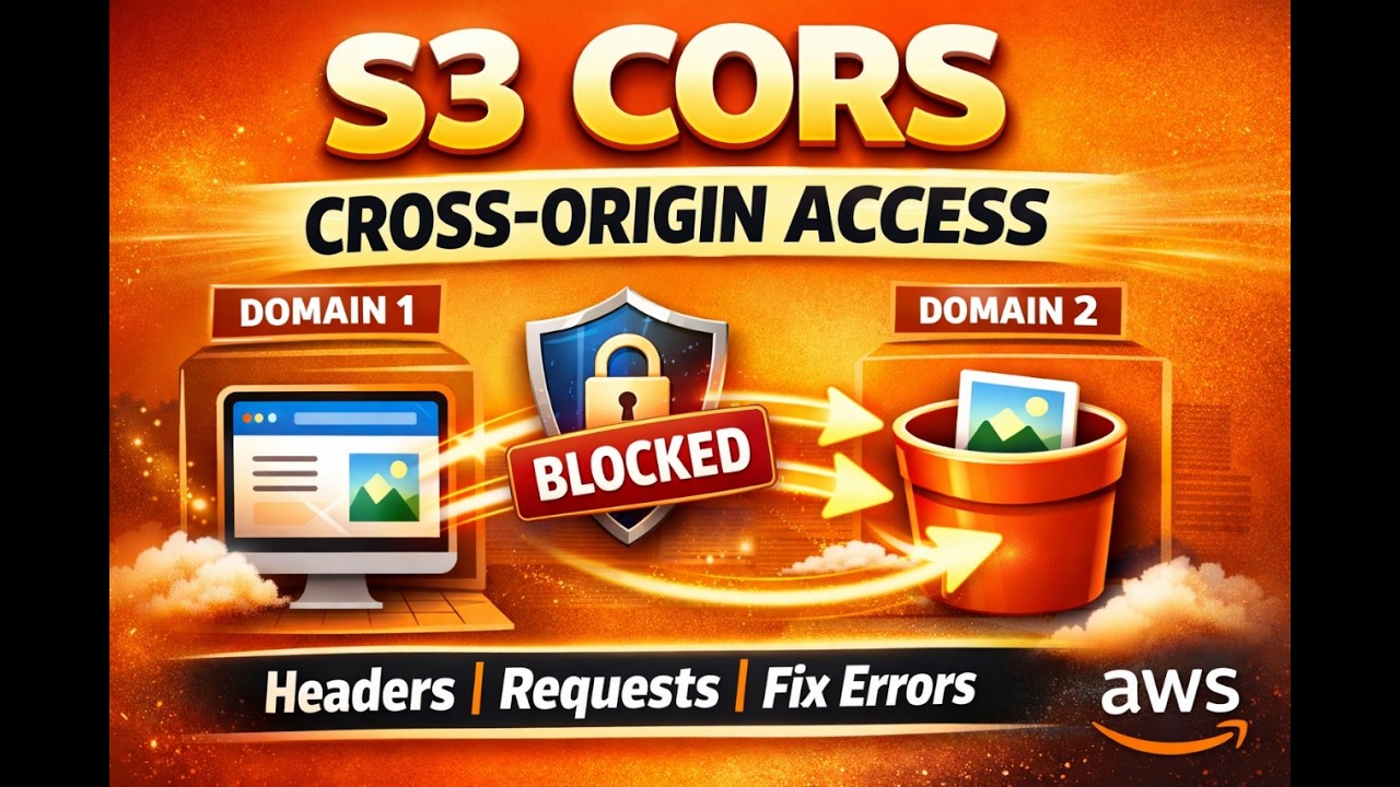 Объяснение CORS в S3 | Совместное использование ресурсов между источниками в AWS