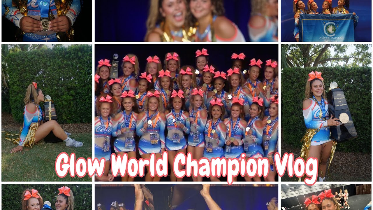 Glow Worlds Vlog: 2025 World Champions 🩷🌎