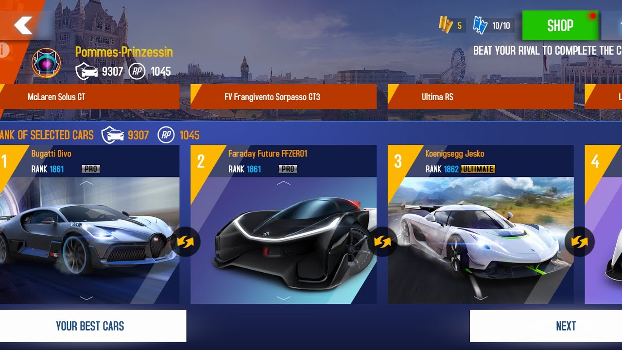Asphalt 8, New Lineups Gauntlet Races✌️