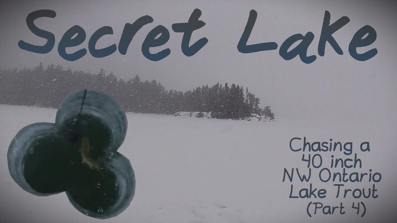 A Secret Lake for Lake Trout / NW Ontario Ice Fishing