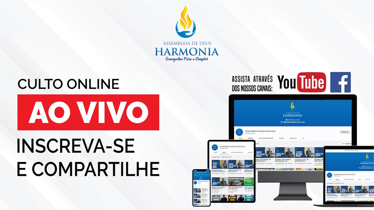 Culto de Doutrina: 11/03/2026- Ass. de Deus Harmonia