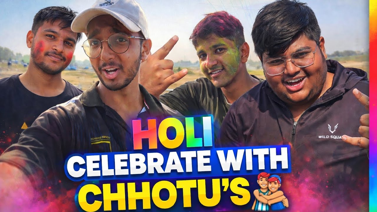 Holi with chhotus😇