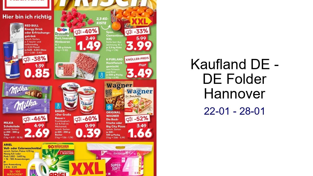 Kaufland DE - DE Folder Hannover 22-01 - 28-01