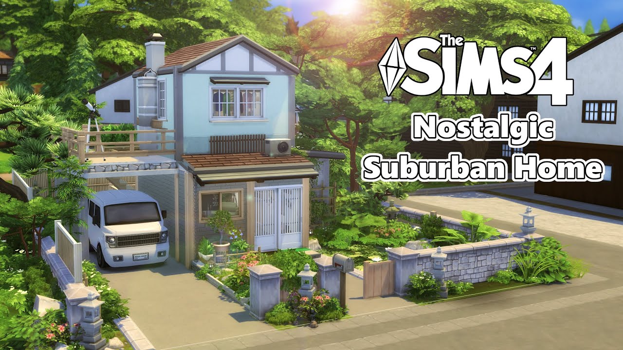 NOSTALGIC JAPANESE-INSPIRED HOME 🌿 I The Sims 4 - Speed-build [No CC]