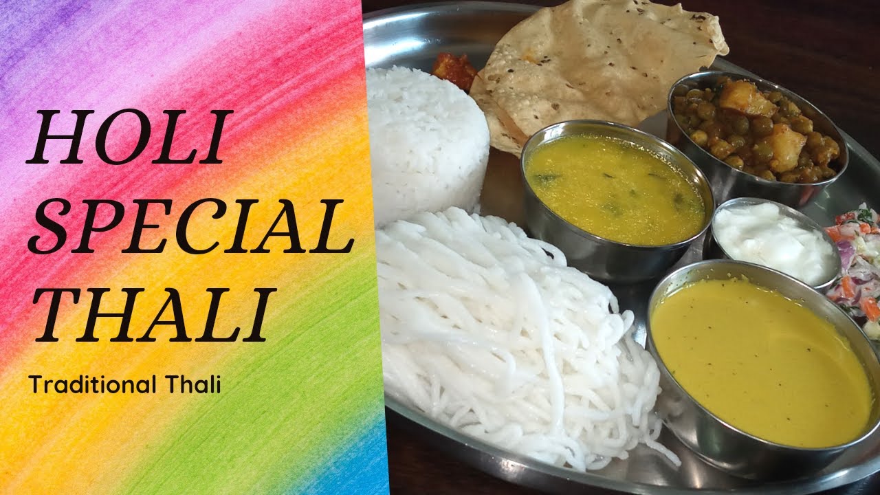 Holi Special Thali||Holi||Traditional Thali||Veg Thali||Cook||Enjoy||NEHA'S VEG KITCHEN|