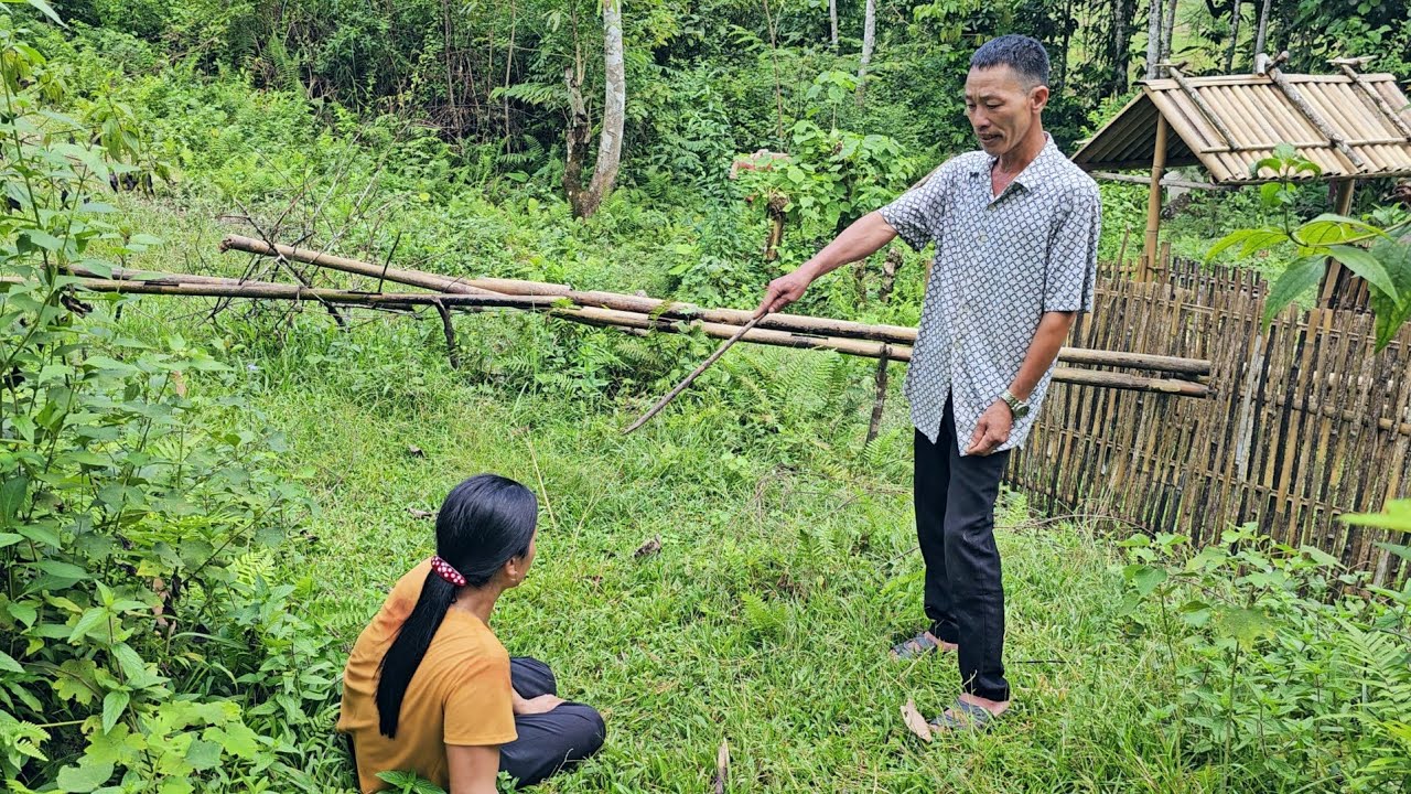 The single girl had her land reclaimed by her former owner and asked her to move to another place.