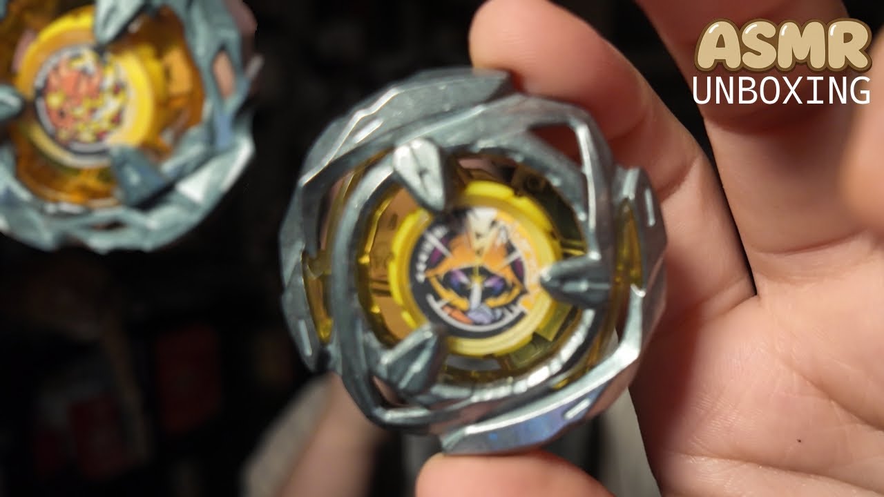 ASMR Satisfying Beyblade X Unboxing | Arrow Wizard & Scythe Incendio (Whispered)