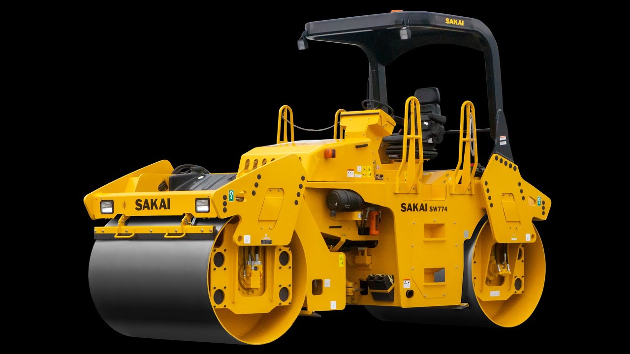 Drum water system on Sakai SW774 rollers