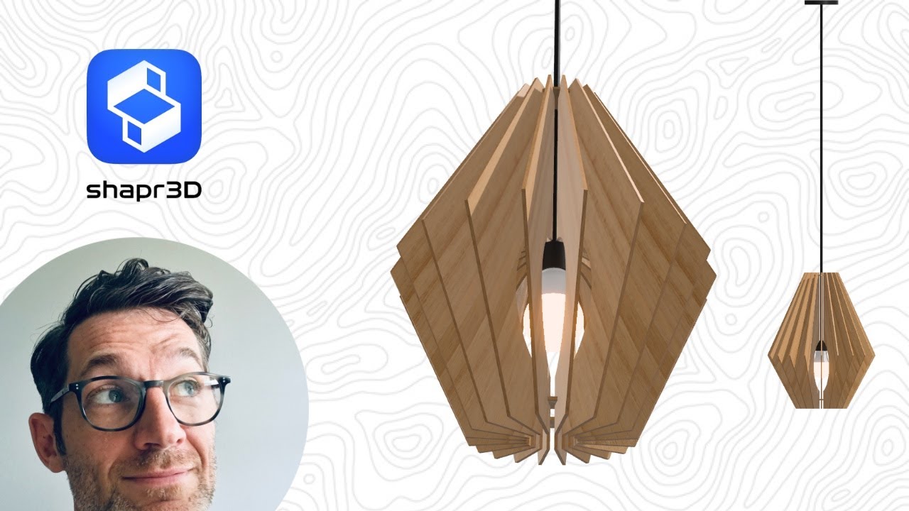 Shapr3D - Wood Pendant Lamp