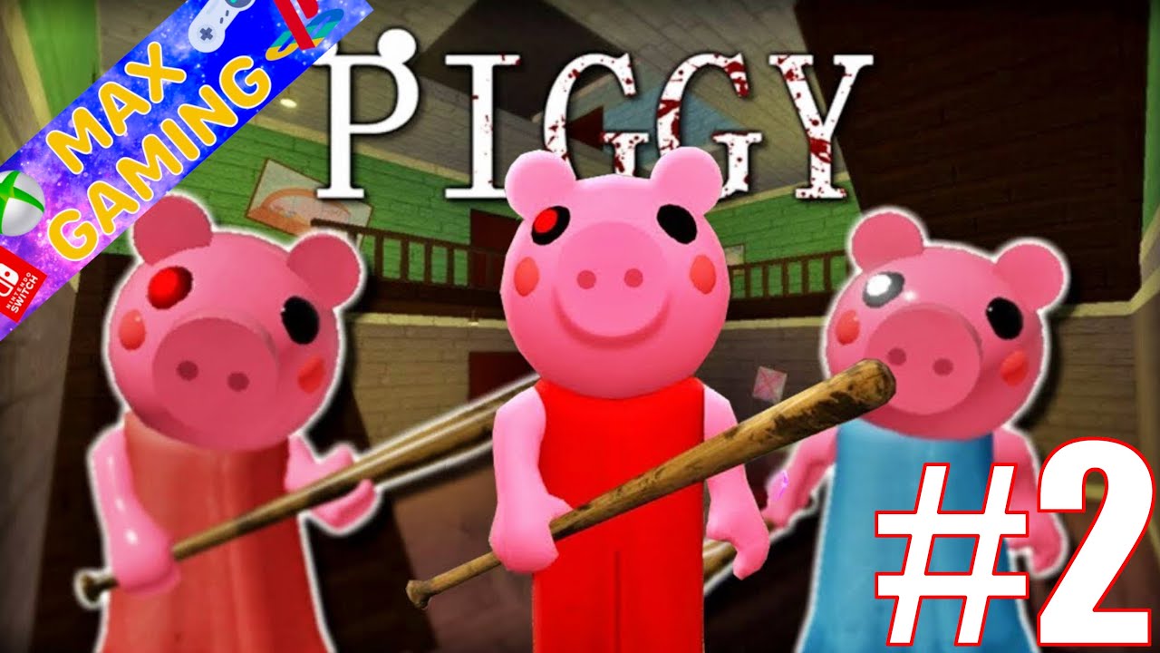 BABYKNACKI JOUE AU COCHON PSYCHOPATHE POUR LA 1ÈRE FOIS ! Roblox Piggy Gameplay #2 - Max Gaming