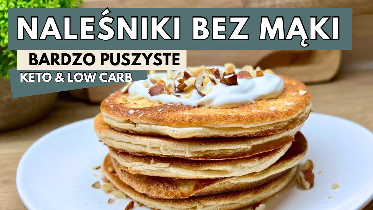 Puszyste Naleśniki z 3 Składników Bez Mąki KETO LOW CARB