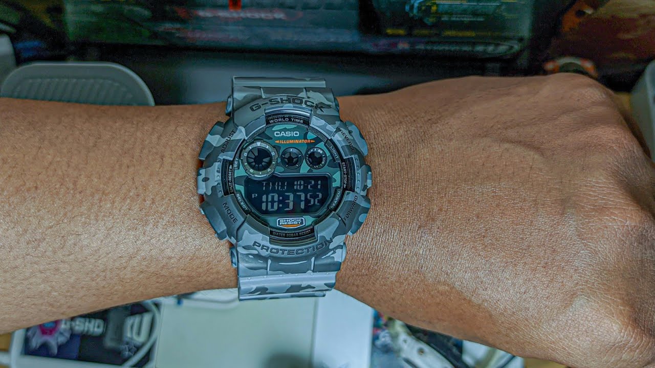 Casio G-Shock Camouflage GD-120CM-8DR Digital Dial 2021