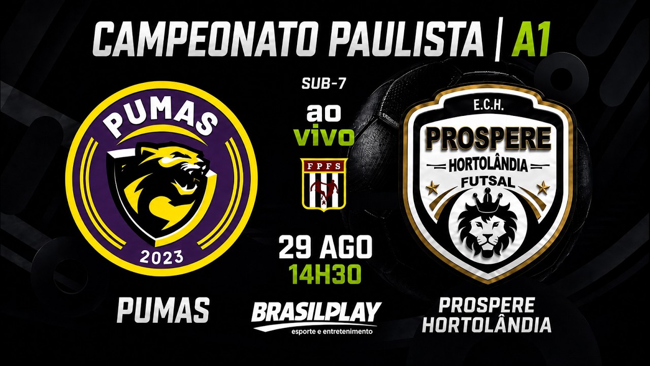 PUMAS X PROSPERE HORTOL&Acirc;NDIA - SUB-7 - PAULISTA A1