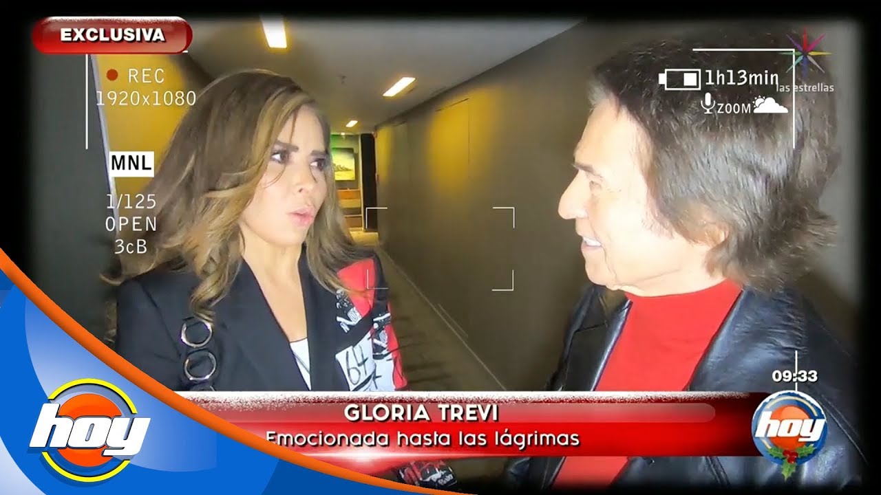 ¡Gloria Trevi rompe en llanto al conocer a Raphael! | Hoy