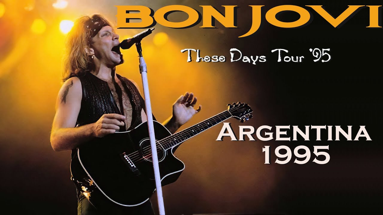 Bon Jovi - Buenos Aires, Argentina 1995 - Proshot Short Version - Full HD + Audio Replaced