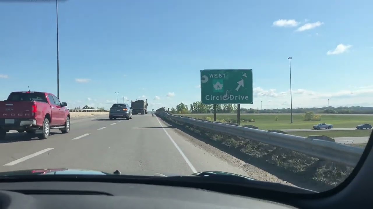 driving from Attridge drive to Meadows Parkway
