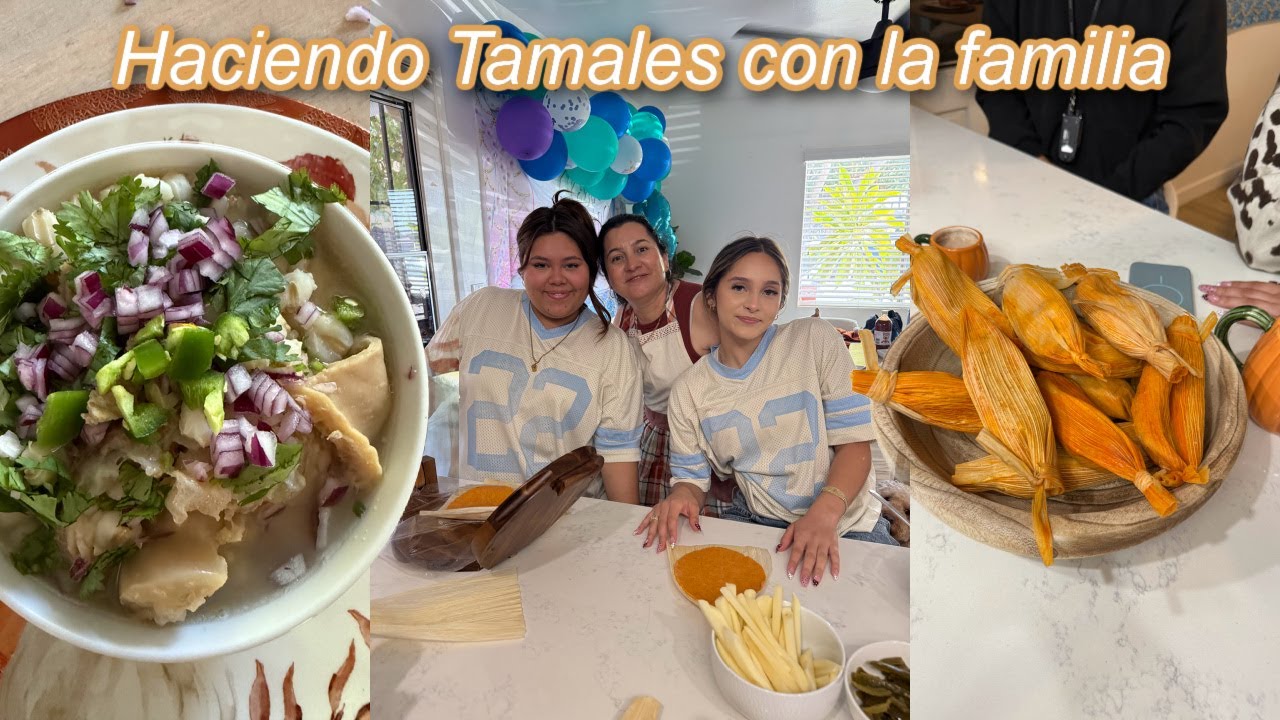 HACIENDO TAMALES CON LA FAMILIA!