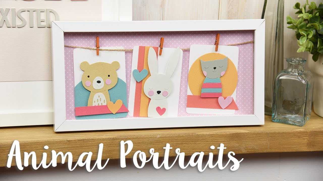 How To Make An Animal Portraits Frame - Sizzix Lifestyle