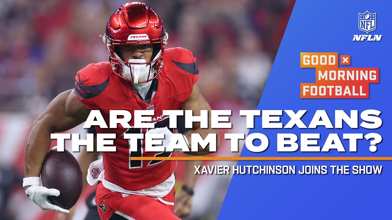 Houston Texans WR Xavier Hutchinson on C.J. Stroud | GMFB
