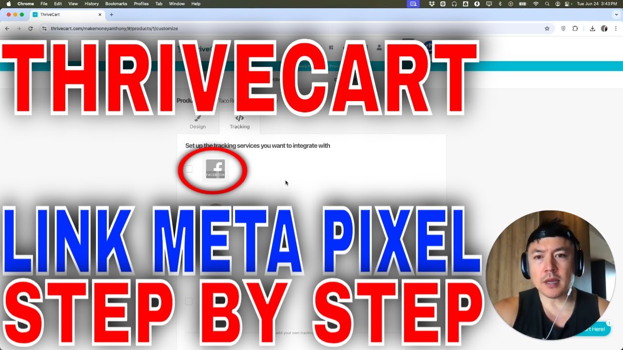 ✅  How To Link Connect Facebook Meta Pixel To ThriveCart🔴